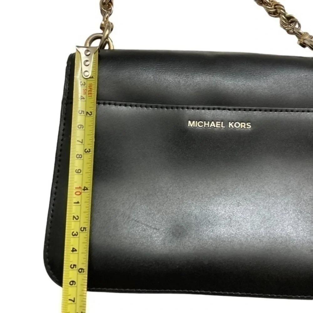 Michael kors black leather shoulder bag “cool”